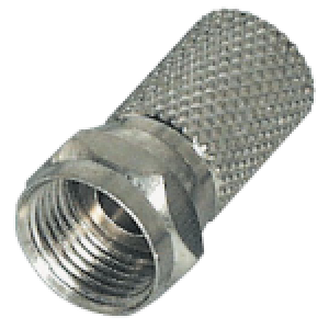 F-connector 7 mm.  t.b.v.bv coaxkabel 7 mm. 